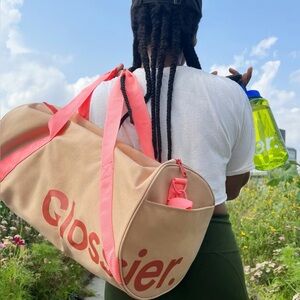 Glossier Duffel Bag - never used